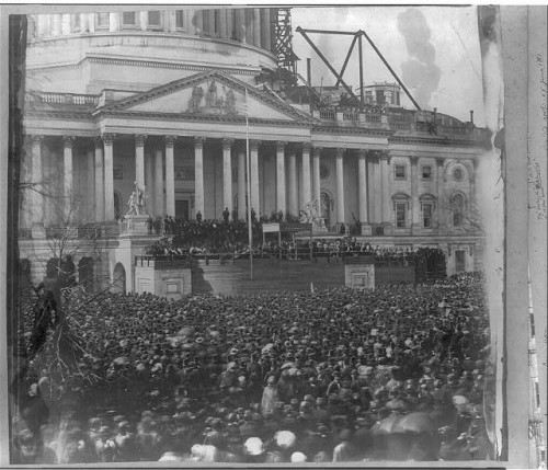 Inauguration of President Lincoln, March 4, 1861.