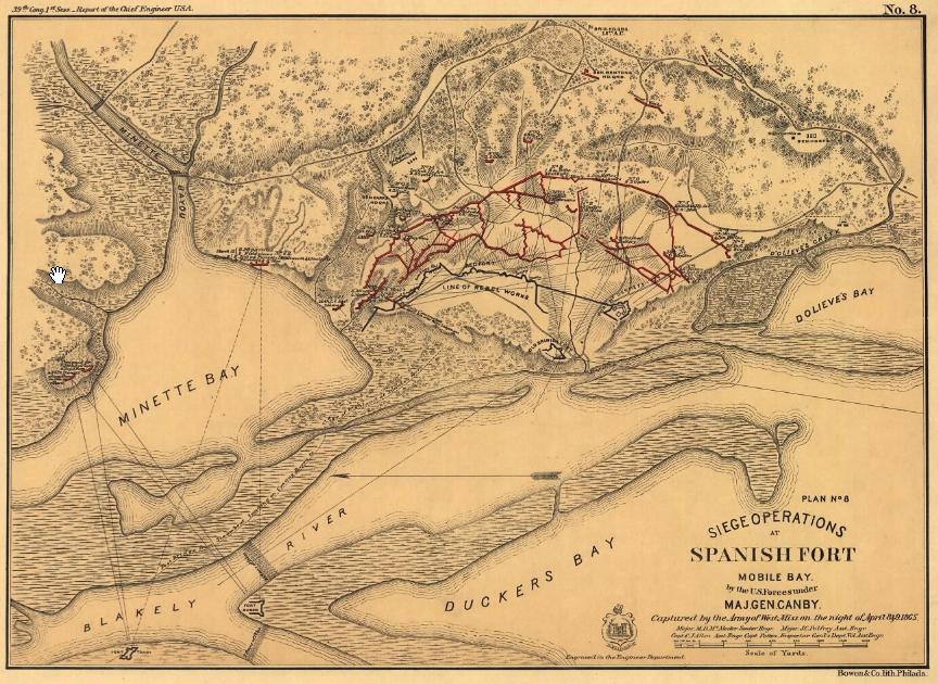 Siege Operations At Spanish Fort